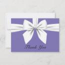 Purple Elegant Tiffany Fancy Party Stationery Thank You