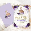 Purple Flower Travel Bridal Shower Miss to Mrs