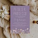 Purple Wildflower Petals & Prosecco Bridal Shower