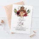 Romantic Floral Earthy Fall Bridal Shower Tea