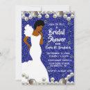 Royal Blue, Pearls African American Bridal Shower