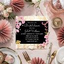 RSVP Soiree Teal Gold damask bridal shower