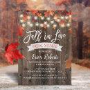 Rustic Autumn Leaves Fall in Love Bridal Shower