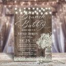 Rustic Babys Breath Floral Mason Jar Bridal Brunch