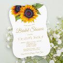 Rustic elegant gold sunflowers bridal shower