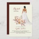 Rustic Floral African American Bride Bridal Shower