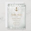 Rustic Gold Anchor Baby's Breath Bridal Shower