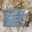 Rustic Love Ladder Dusty Blue Wood Bridal Shower