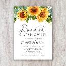 Rustic Sunflower Eucalyptus Bridal Shower