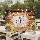 Rustic Sunflower I Do BBQ Bridal Shower Invitation Post