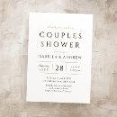 Simple Elegant Modern Classy Luxury Couples Shower