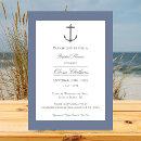 Simple Nautical Anchor Bridal Shower | Dusty Blue