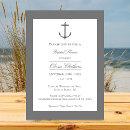 Simple Nautical Anchor Bridal Shower | Gray