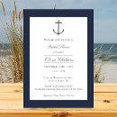 Simple Nautical Anchor Bridal Shower | Navy