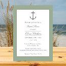 Simple Nautical Anchor Bridal Shower | Sage Green