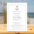 Simple Nautical Anchor Bridal Shower | White