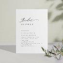 Simply Elegant Typography Modern Bridal Shower