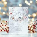 Snow in Love modern winter snow bridal shower