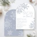 Snow In Love Snowflake Winter Bridal Shower