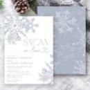 Snow In Love Snowflake Winter Bridal Shower