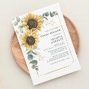 Sunflower Eucalyptus Bloom Botanical Bridal Shower