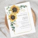 Sunflower Eucalyptus Bridal Shower