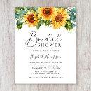 Sunflower Eucalyptus Bridal Shower