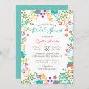 Vivid Fresh Spring Floral Cute Bridal Shower