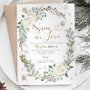 White Floral Snow in Love Winter Bridal Shower