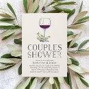 Winery or Wine Tasting Couples Shower