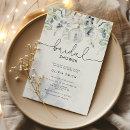 Winter eucalyptus bridal shower