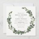 Winter Evergreen White Bridal Shower