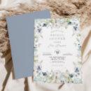 Winter Floral Frame Bridal Shower